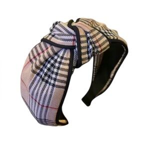 BUY NOW Plaid Knotted Headband